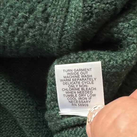NWT Roundtree & Yorke 3XT 3XLT  Big Tall Pine Wool Blend Fisherman Style Sweater - Picture 9 of 9